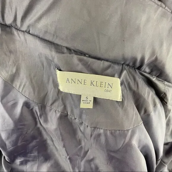 Anne Klein Down Faux Fur Hooded Puffer Coat - Picture 8 of 12